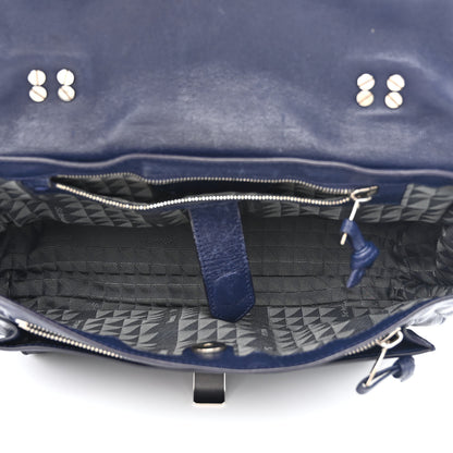 Proenza Schouler Lambskin Medium PS1 Satchel Midnight 5 of 17