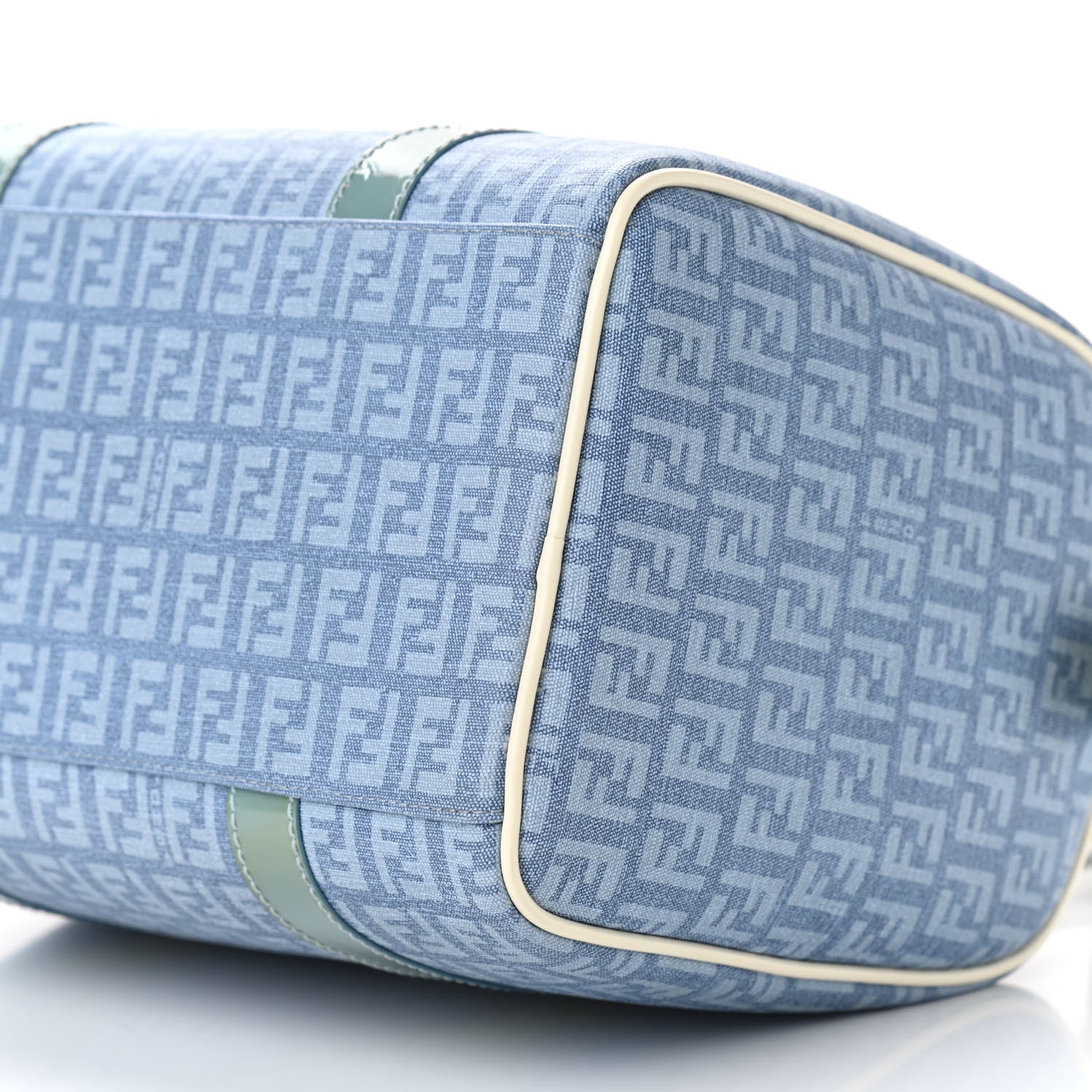 Fendi Zucchino Patent Forever Boston Celeste Grigio Lunai Multicolor 9 of 10