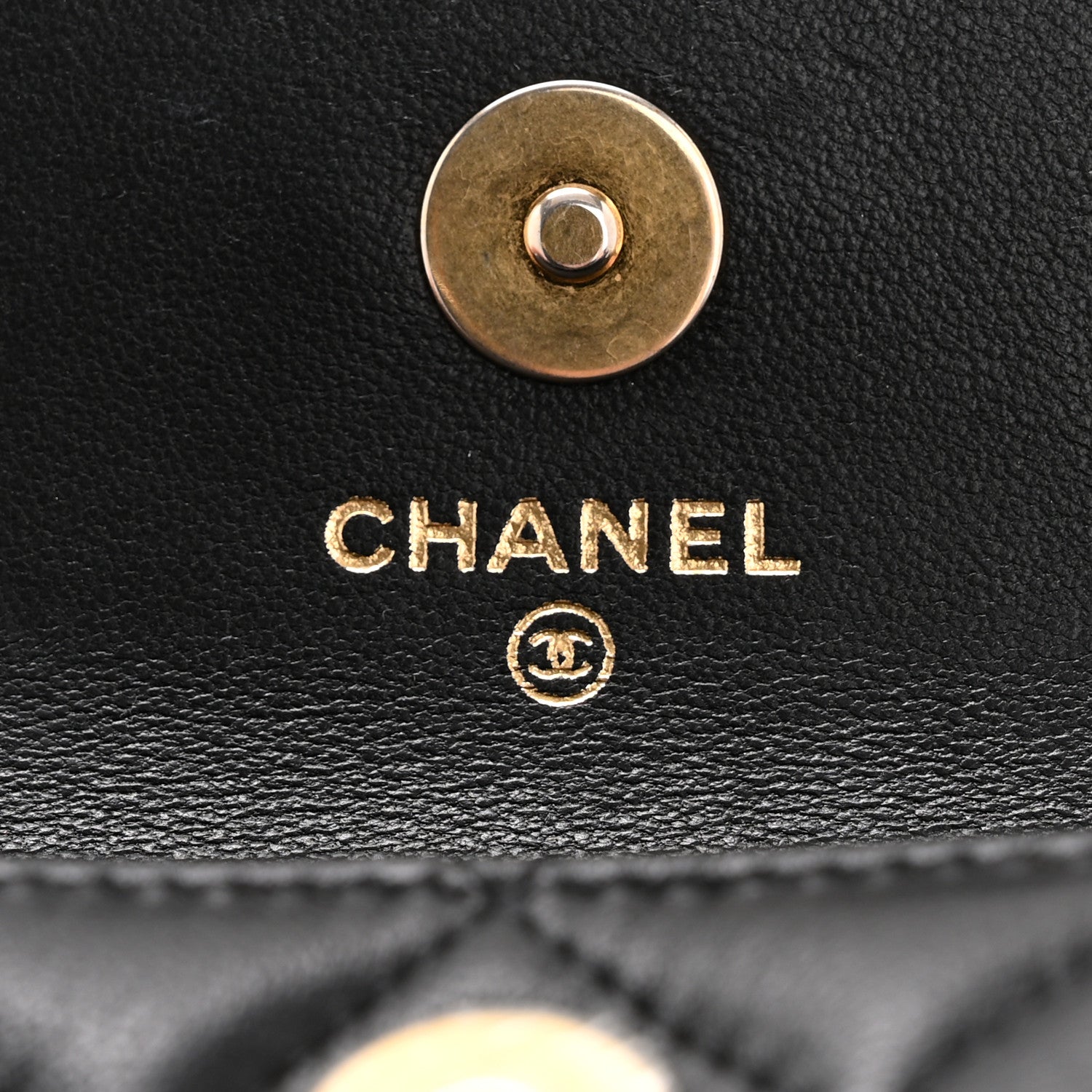 Chanel Lambskin Quilted Pearl Crush Flap With Chain Black 6 of 12
