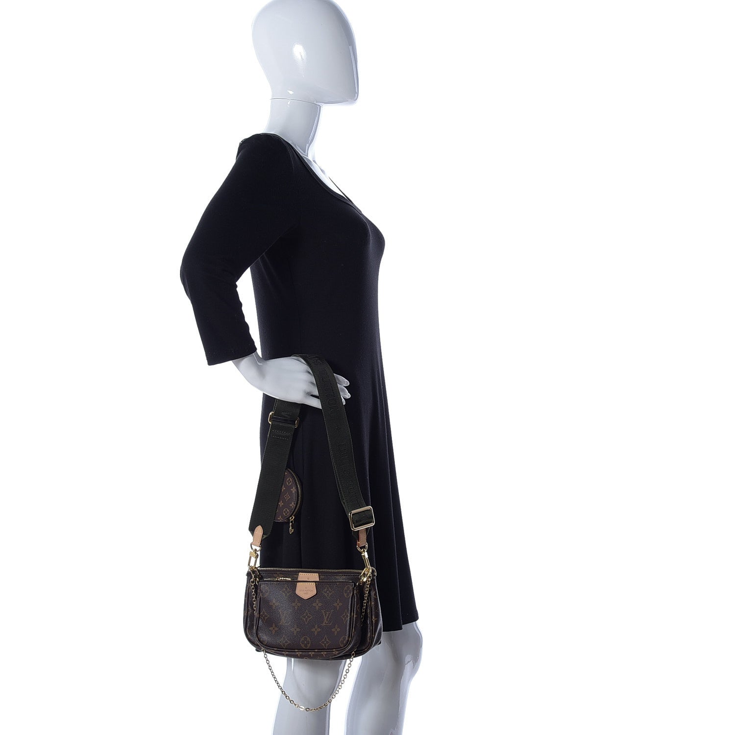Louis Vuitton Monogram Multi Pochette Accessories Kaki 2 of 13