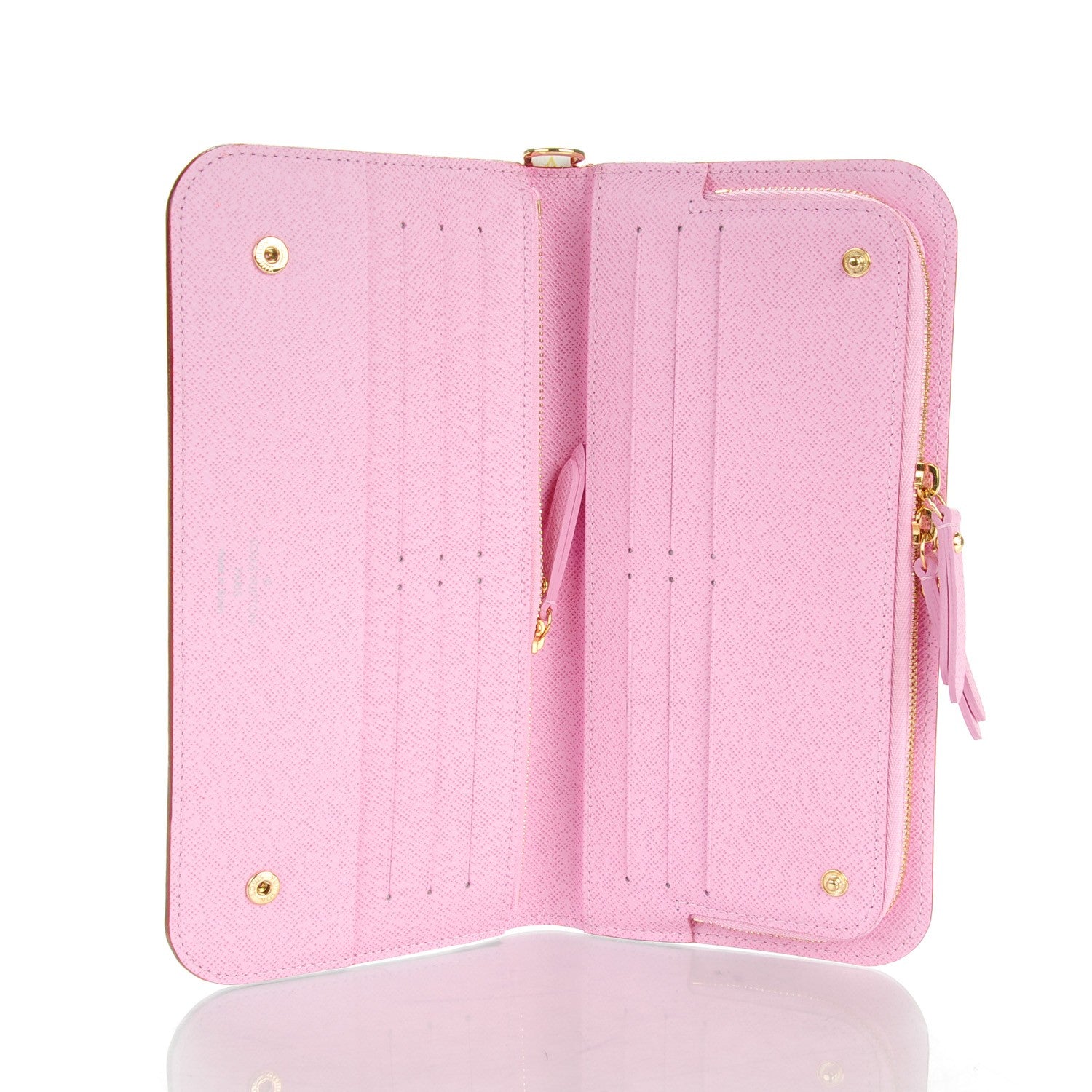 Louis Vuitton Monogram Multicolor Insolite Wallet White Litchi 5 of 7