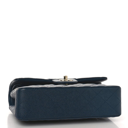 Chanel Caviar Quilted Small Double Flap Navy 4 of 9