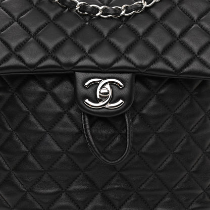 Chanel Calfskin Quilted Large Urban Spirit Backpack Black 8 of 10