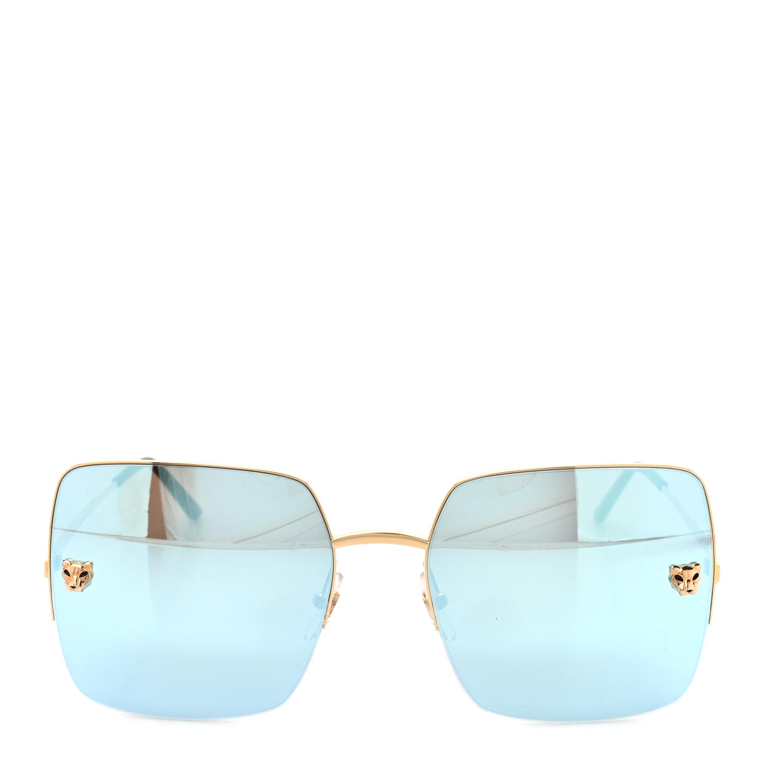 Cartier Panthere De Cartier Sunglasses CT0121S Gold 2 of 8