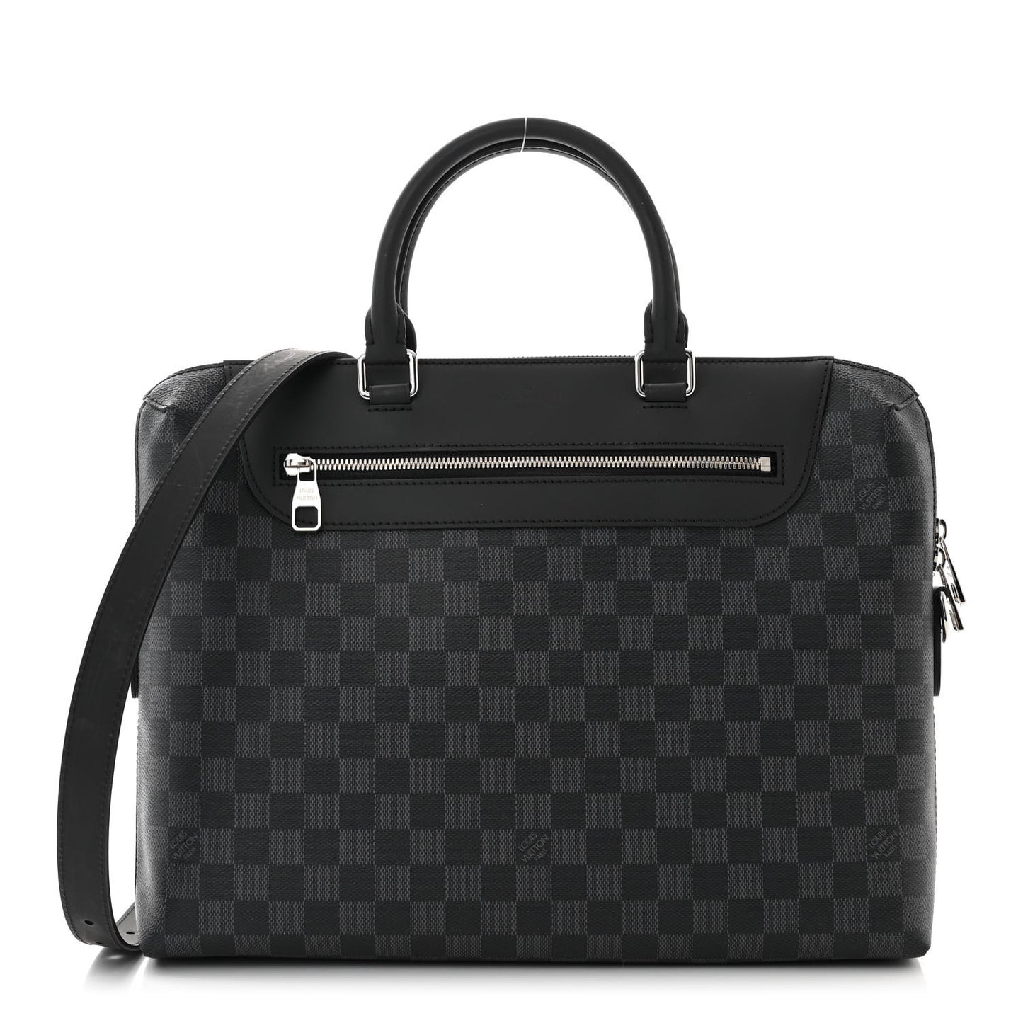 Damier Graphite Porte-Documents Jour