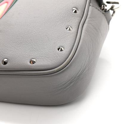 MCM Lambskin Star Eyed Bunny Crossbody Grey 11 of 11