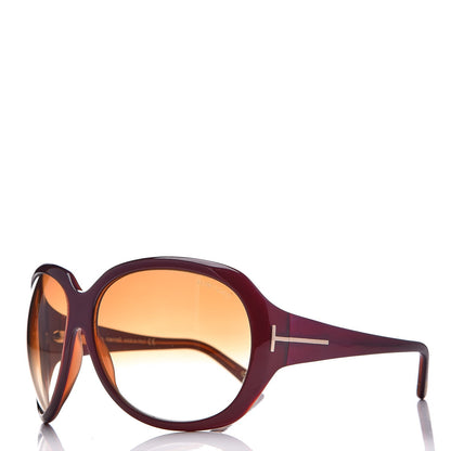 Tom Ford Sabine Sunglasses TF65 Burgundy 1 of 7