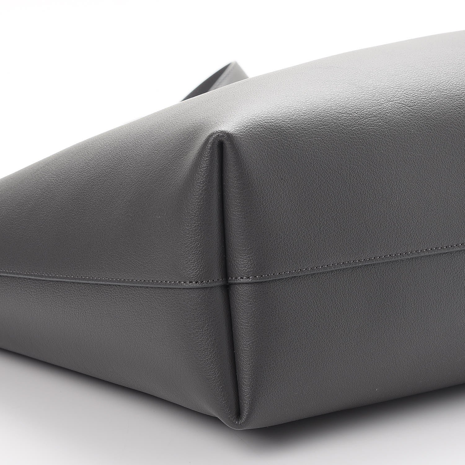 Saint Laurent Calfskin Large Shopping Tote Dark Grey 11 of 12
