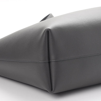 Saint Laurent Calfskin Large Shopping Tote Dark Grey 11 of 12