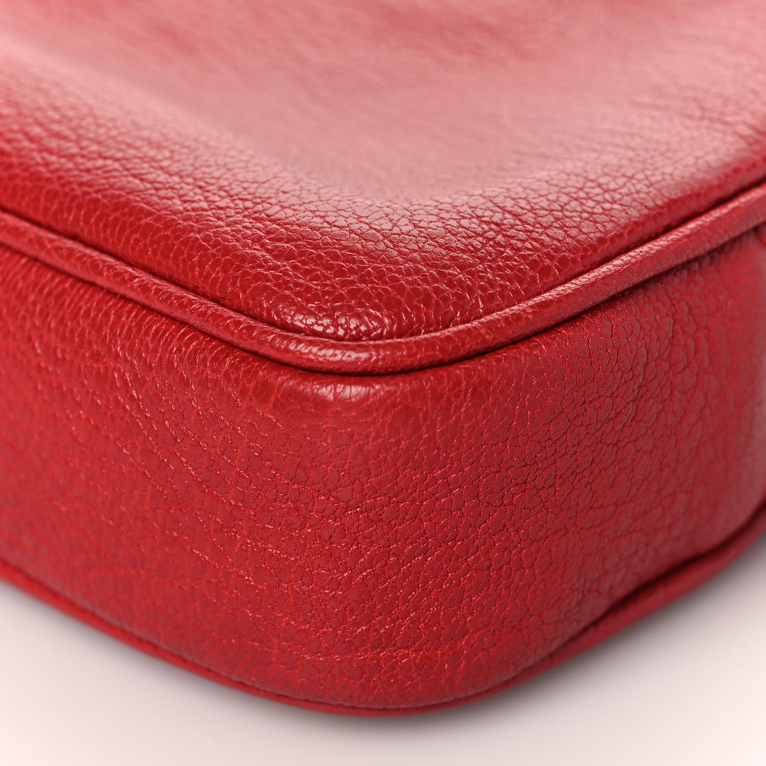 Miu Miu Goatskin Madra Double Zip Wristlet Rosso 10 of 10