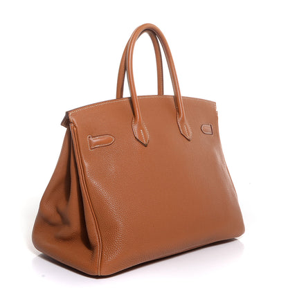 Hermes Togo Birkin 35 Gold 3 of 23