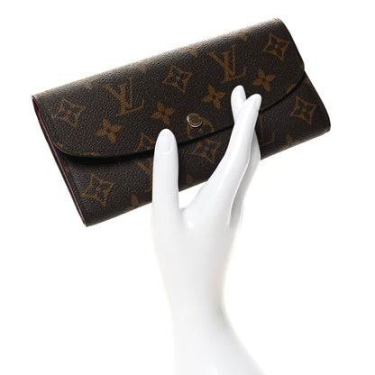 Louis Vuitton Monogram Emilie Wallet Fuchsia 2 of 7