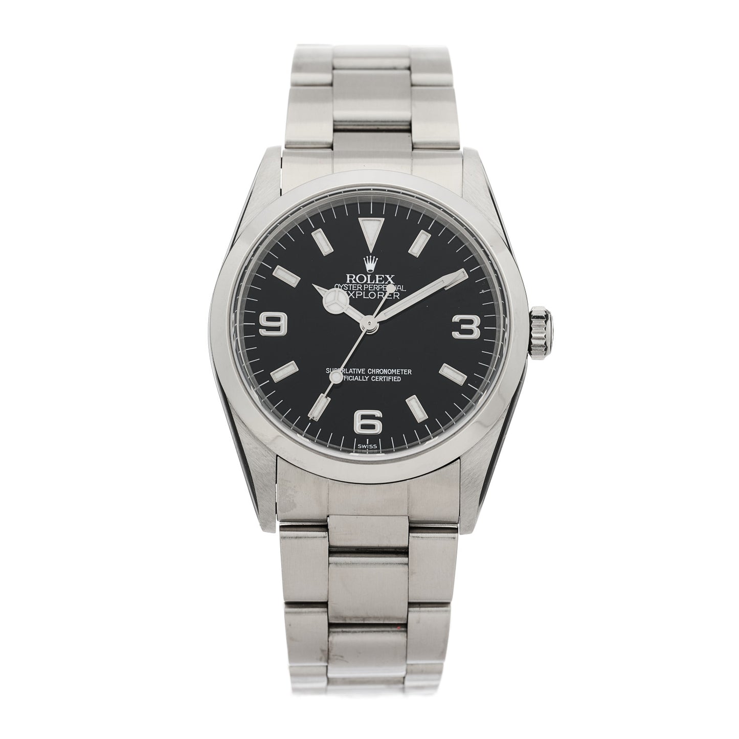 Stainless Steel 36mm Oyster Perpetual Explorer Watch Black 14270