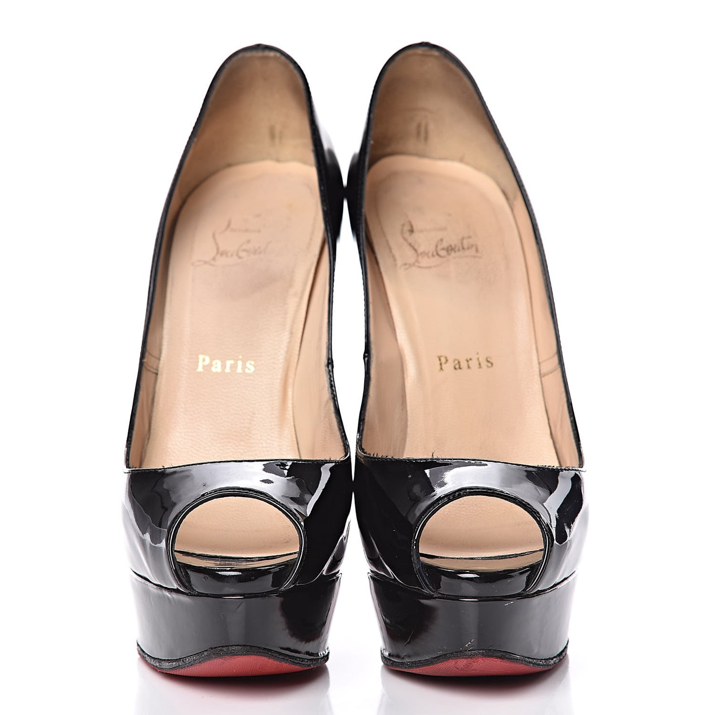 Patent Lady Peep 150 Pumps 37.5 Black