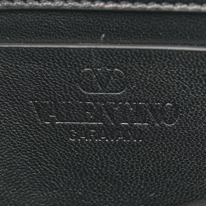 Valentino Garavani Shiny Calfskin Vlogo Small Shoulder Bag Black 6 of 9