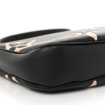 Louis Vuitton Empreinte Monogram Giant Multi Pochette Accessories Large Pochette Black Beige 9 of 9