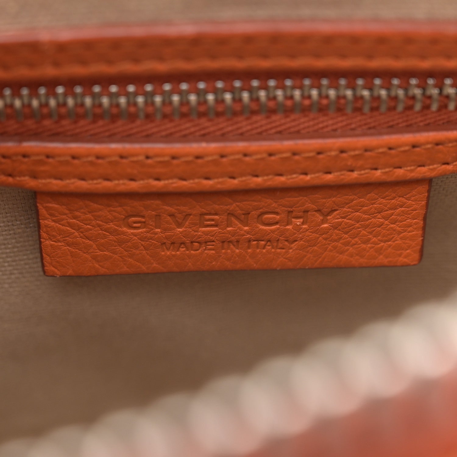 Givenchy Sugar Goatskin Mini Antigona Rust 6 of 19