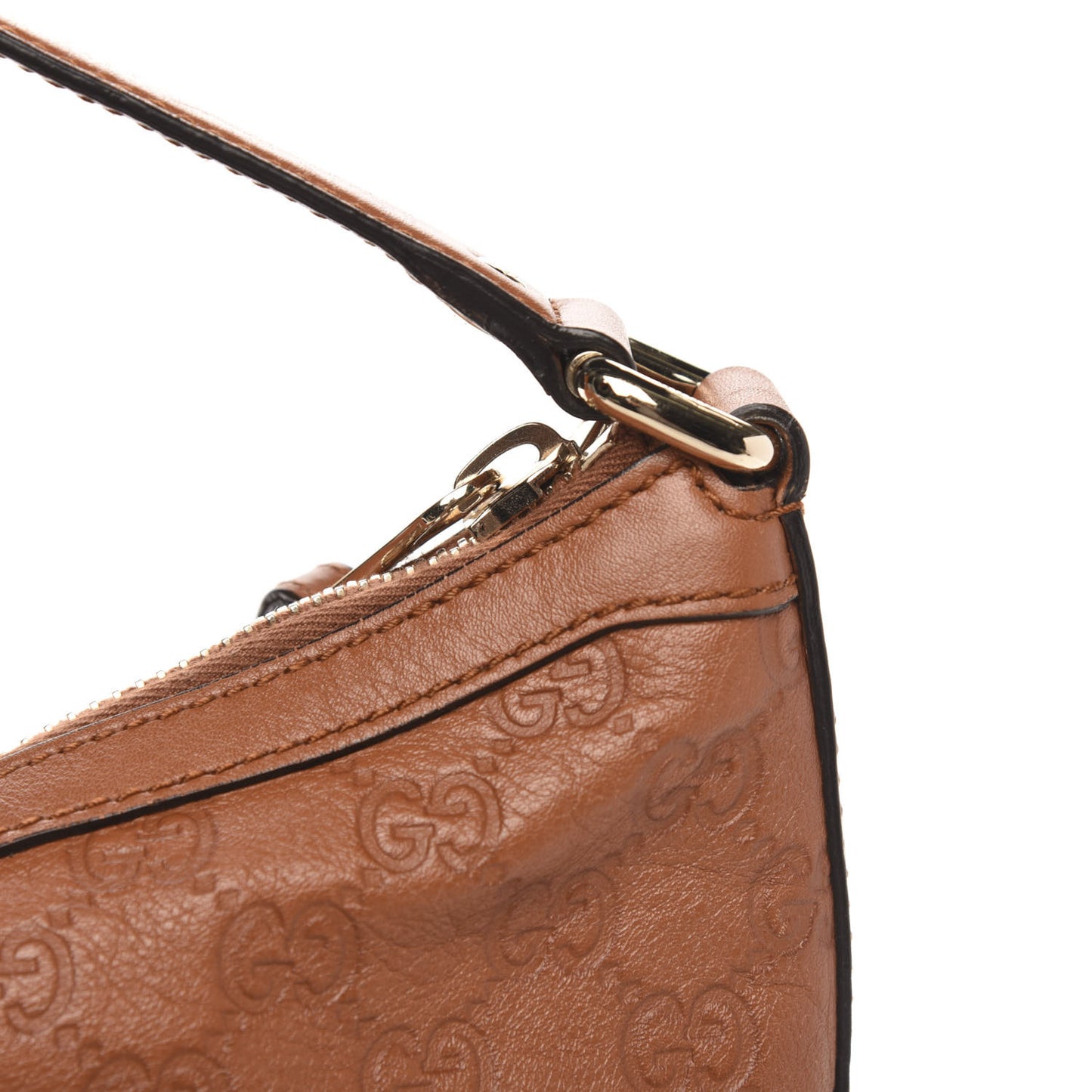 Guccissima Hobo Shoulder Bag Saffron