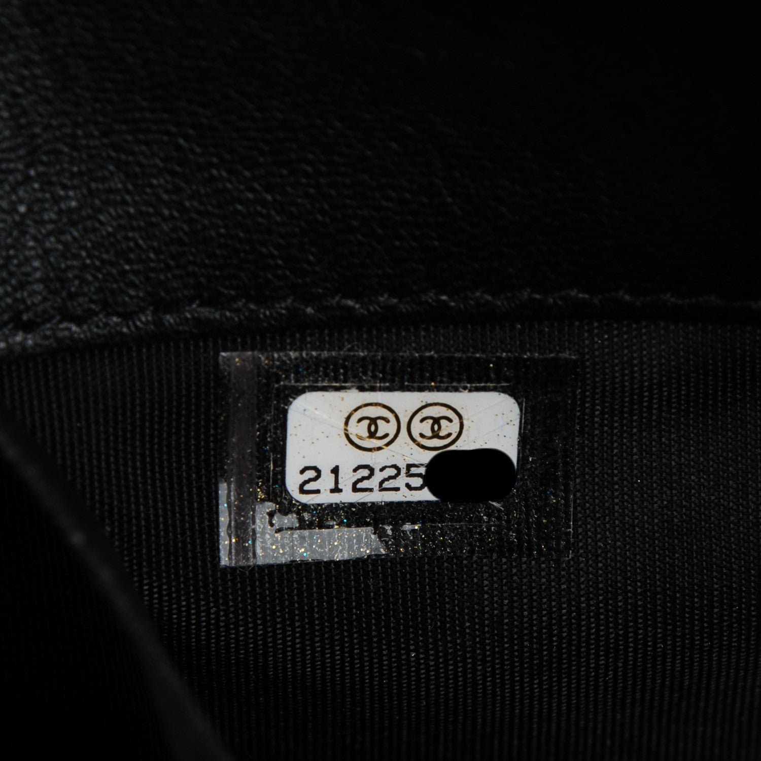 Chanel Lambskin Quilted Medium Boy Pouch Black 8 of 8