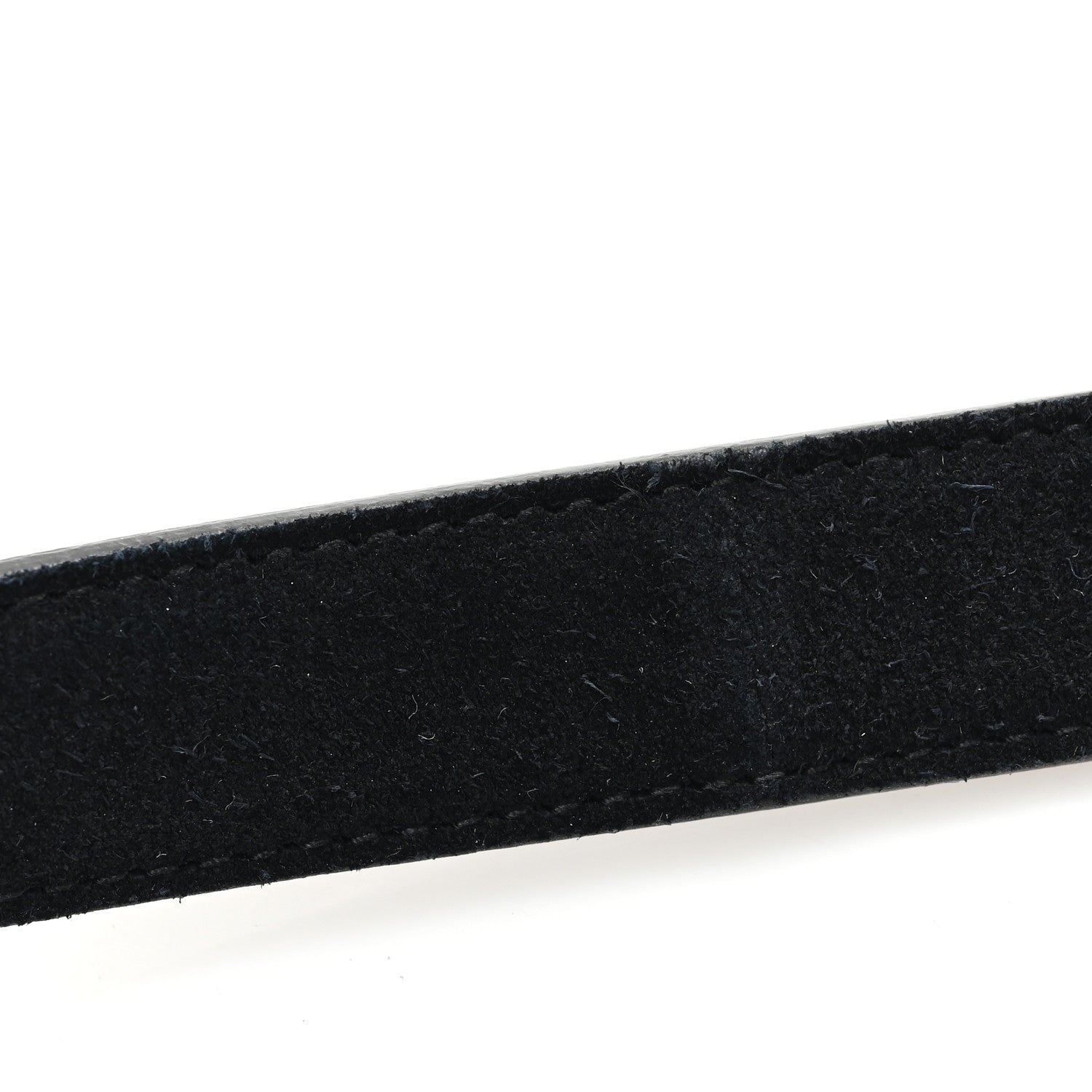 Saint Laurent Suede Calfskin Monogram Square Buckle Belt 75 30 Black 6 of 6