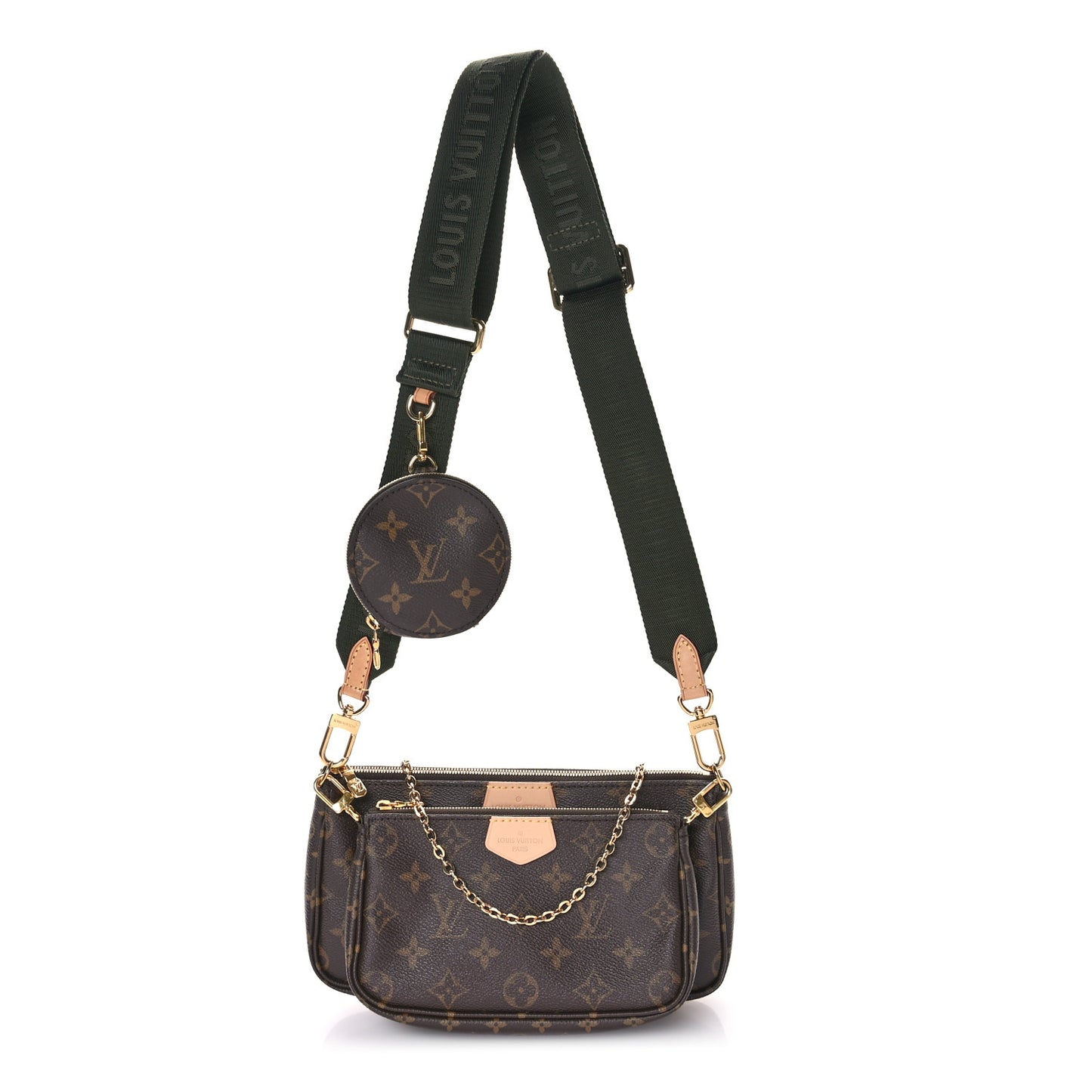 Monogram Multi Pochette Accessories Kaki
