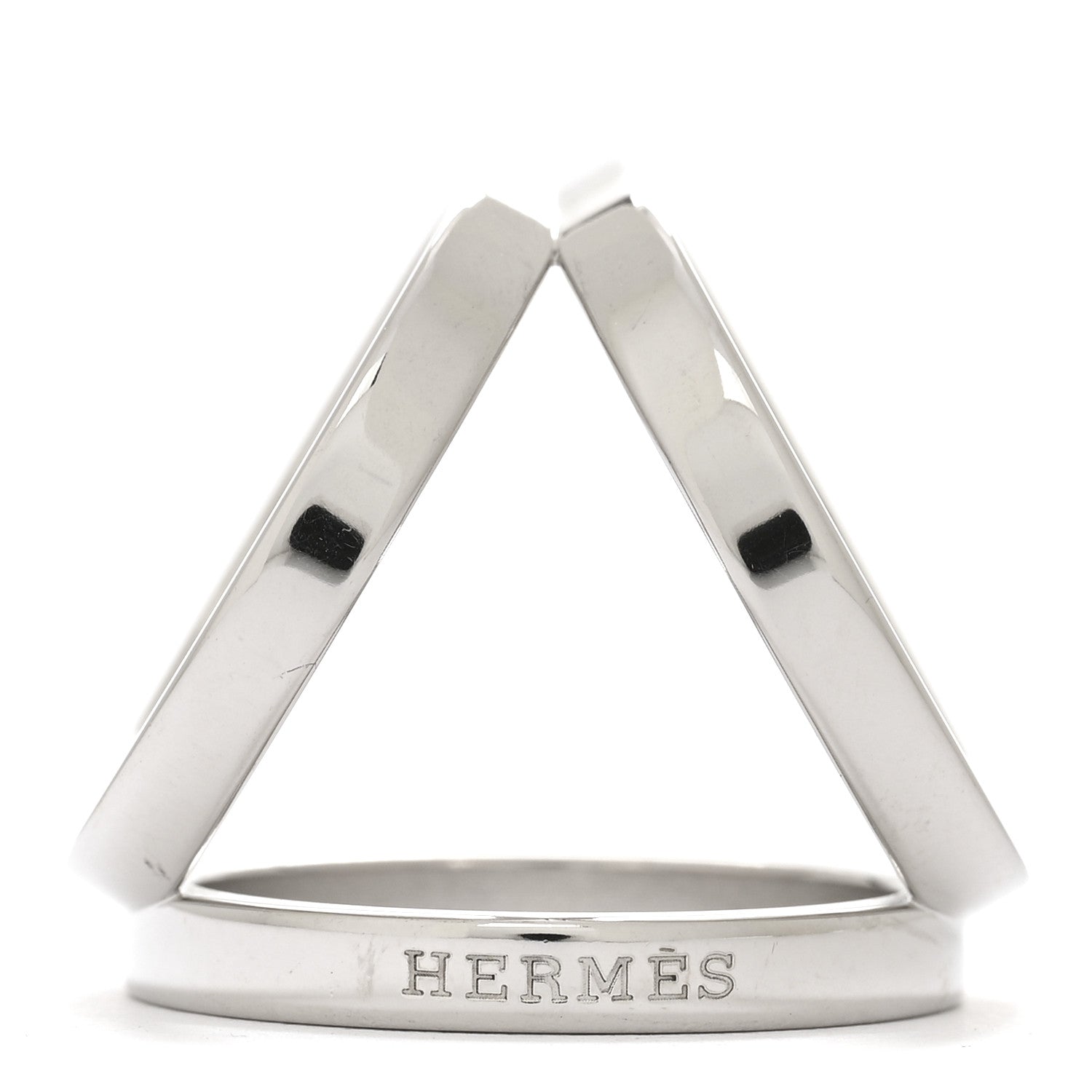 Hermes Palladium Trio Scarf Ring 1 of 4