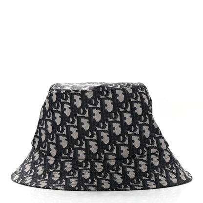 Christian Dior Oblique Reversible Teddy-D Brim Bucket Hat 59 Blue 4 of 17