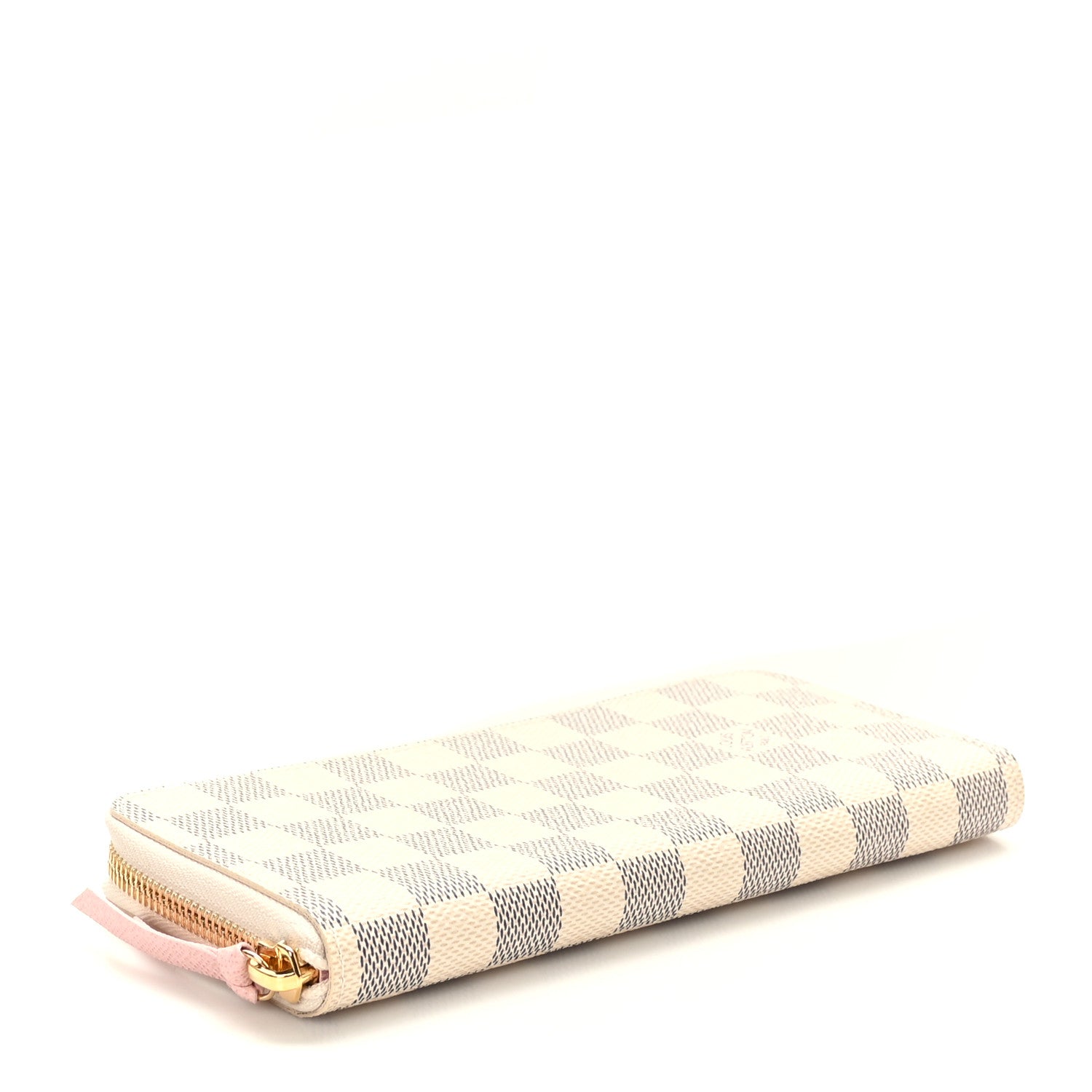 Louis Vuitton Damier Azur Clemence Wallet Rose Ballerine 4 of 8