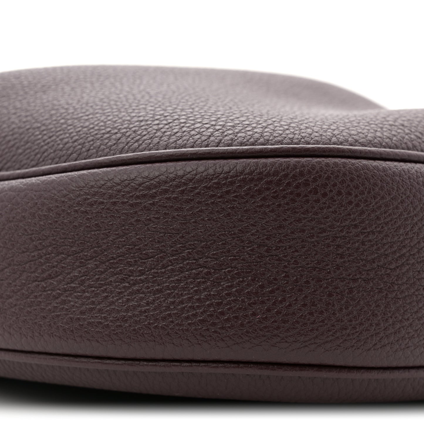 Supple Grained Calfskin Teen Lulu Shoulder Bag Deep Burgundy