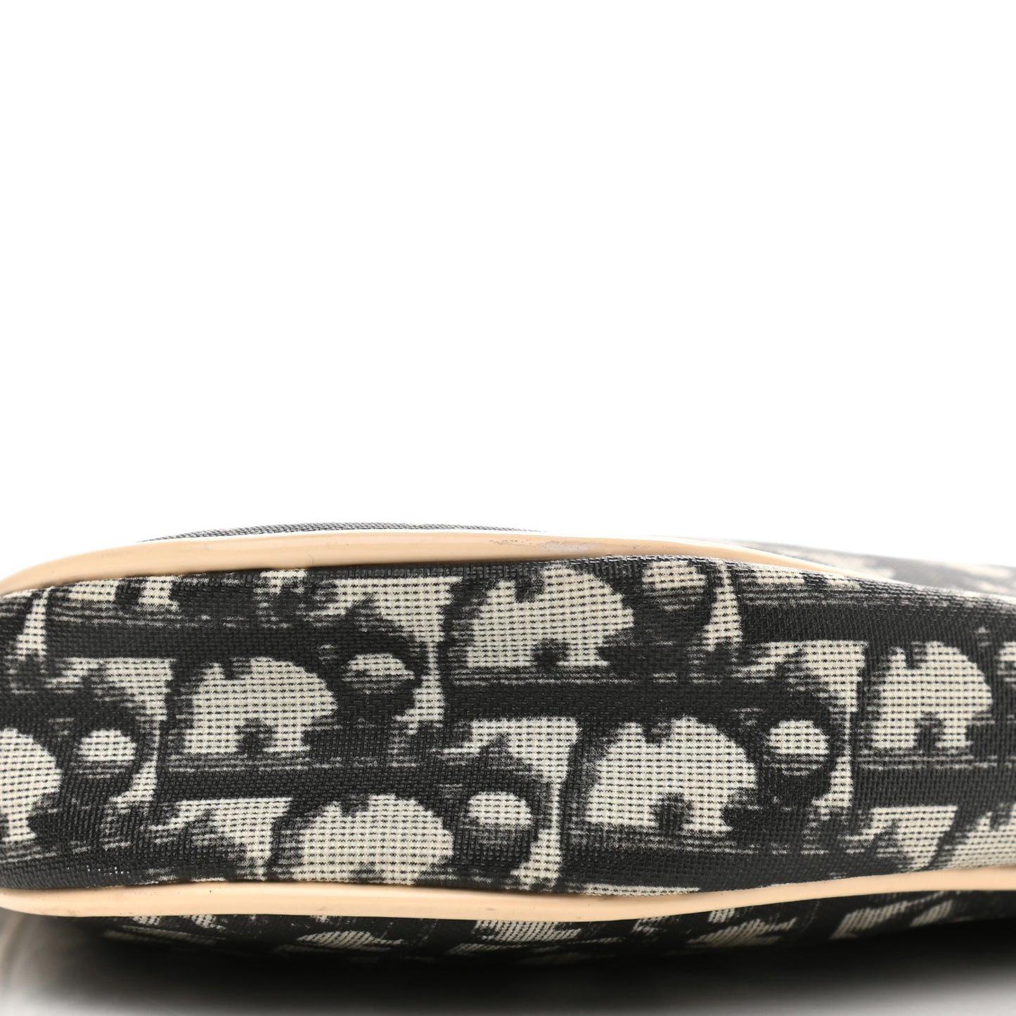 Monogram Mini Saddle Pochette White Blue