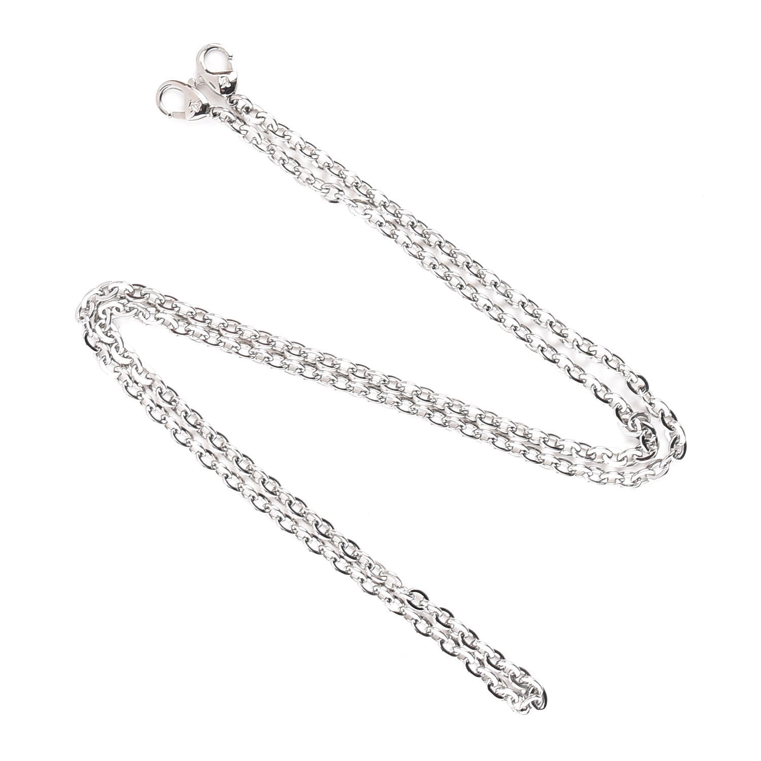 Louis Vuitton Felicie Chain Long Shoulder Strap Silver 1 of 2