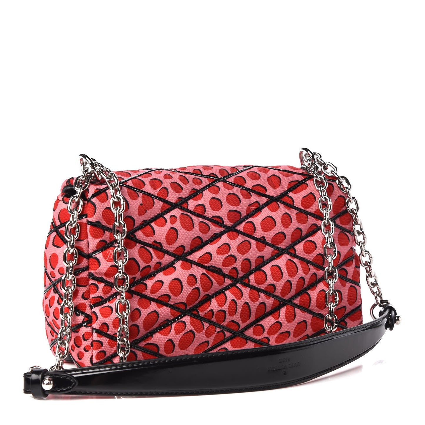 Canvas Patent Jungle Dots Malletage GO-14 PM Sugar Pink Poppy