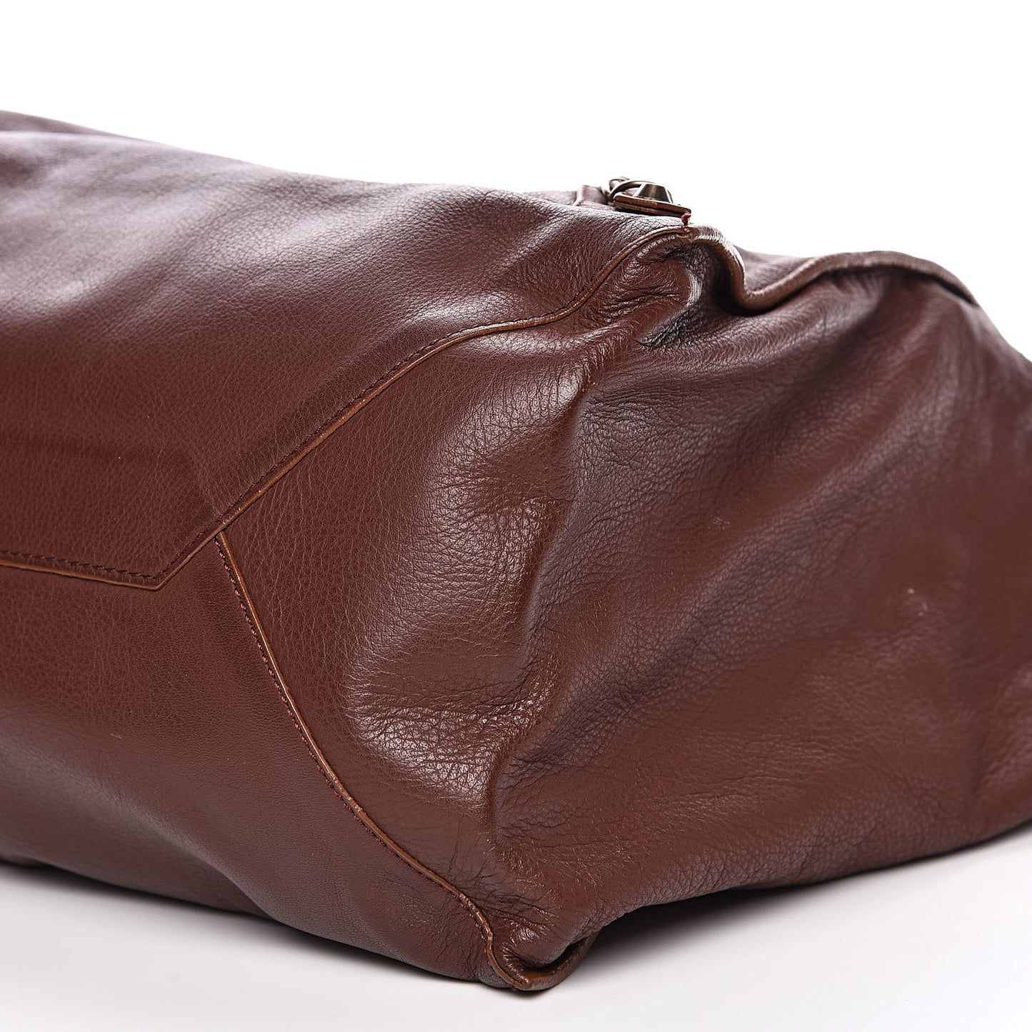 Veau Papier Basket Tote Castagna