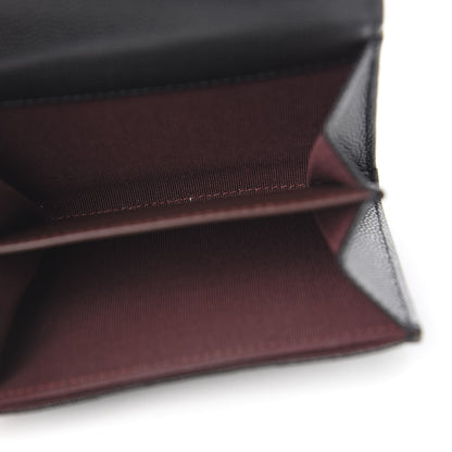 Chanel Caviar Quilted Flap Card Holder Wallet Black 4 of 8