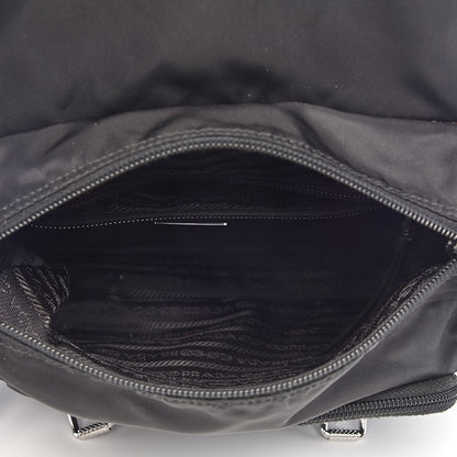 Prada Nylon New Vela Studded Messenger Black Astrale 5 of 11
