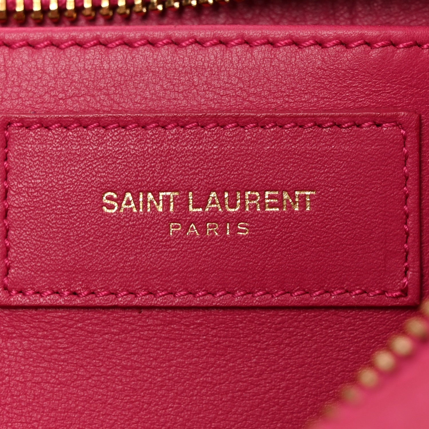 Saint Laurent Calfskin Small Classic Y Cabas Fuchsia 5 of 8