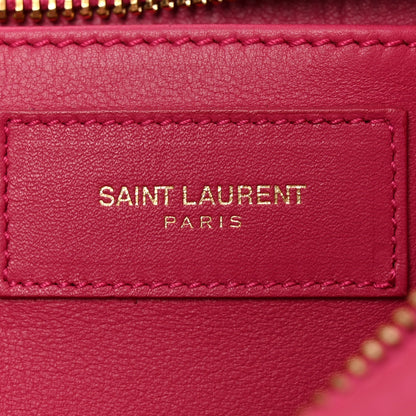 Saint Laurent Calfskin Small Classic Y Cabas Fuchsia 5 of 8
