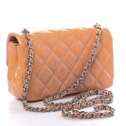 Chanel Patent Calfskin Quilted Extra Mini Flap Pink 3 of 13