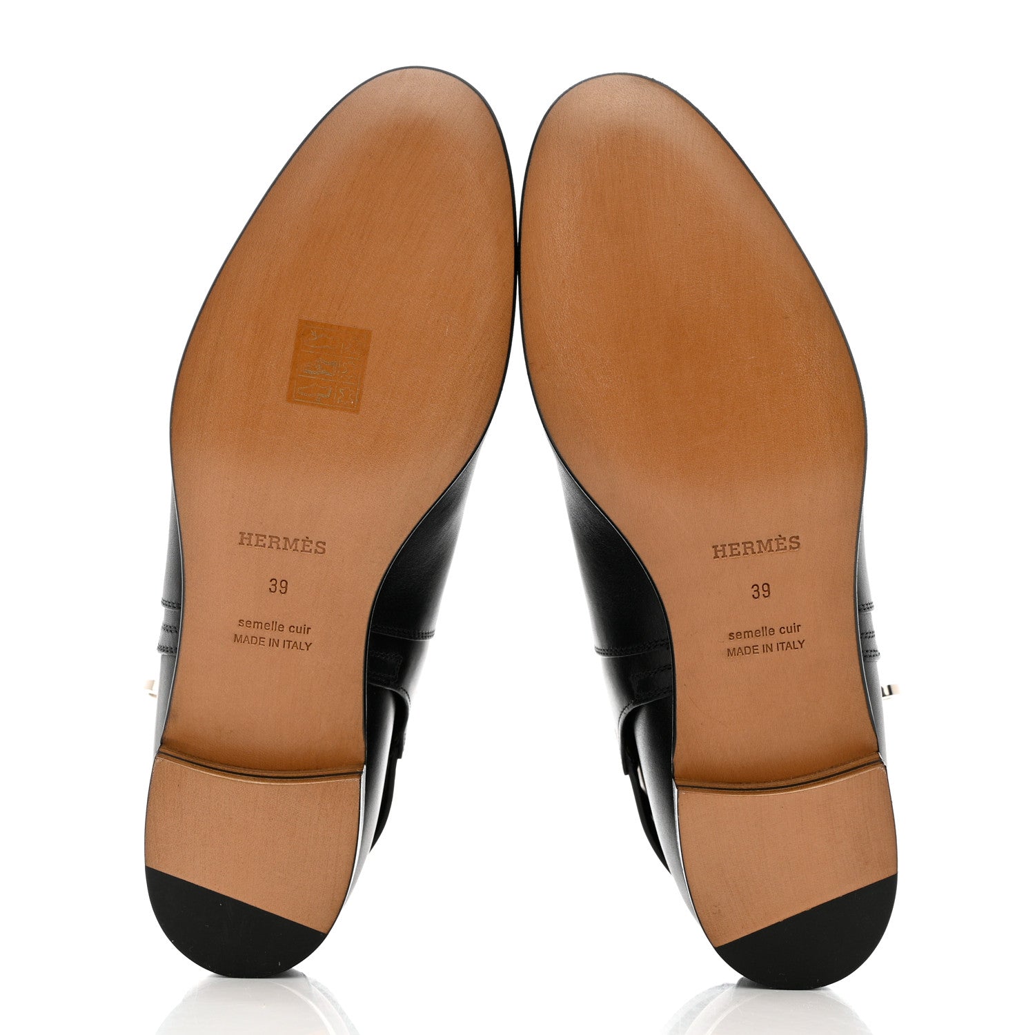 Hermes Calfskin Neo Low Boots 39 Black 6 of 9