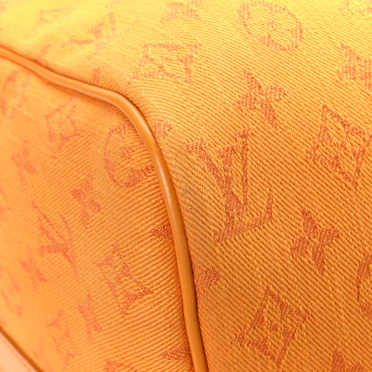 Denim Monogram Keepall Bandouliere 50 Ocre