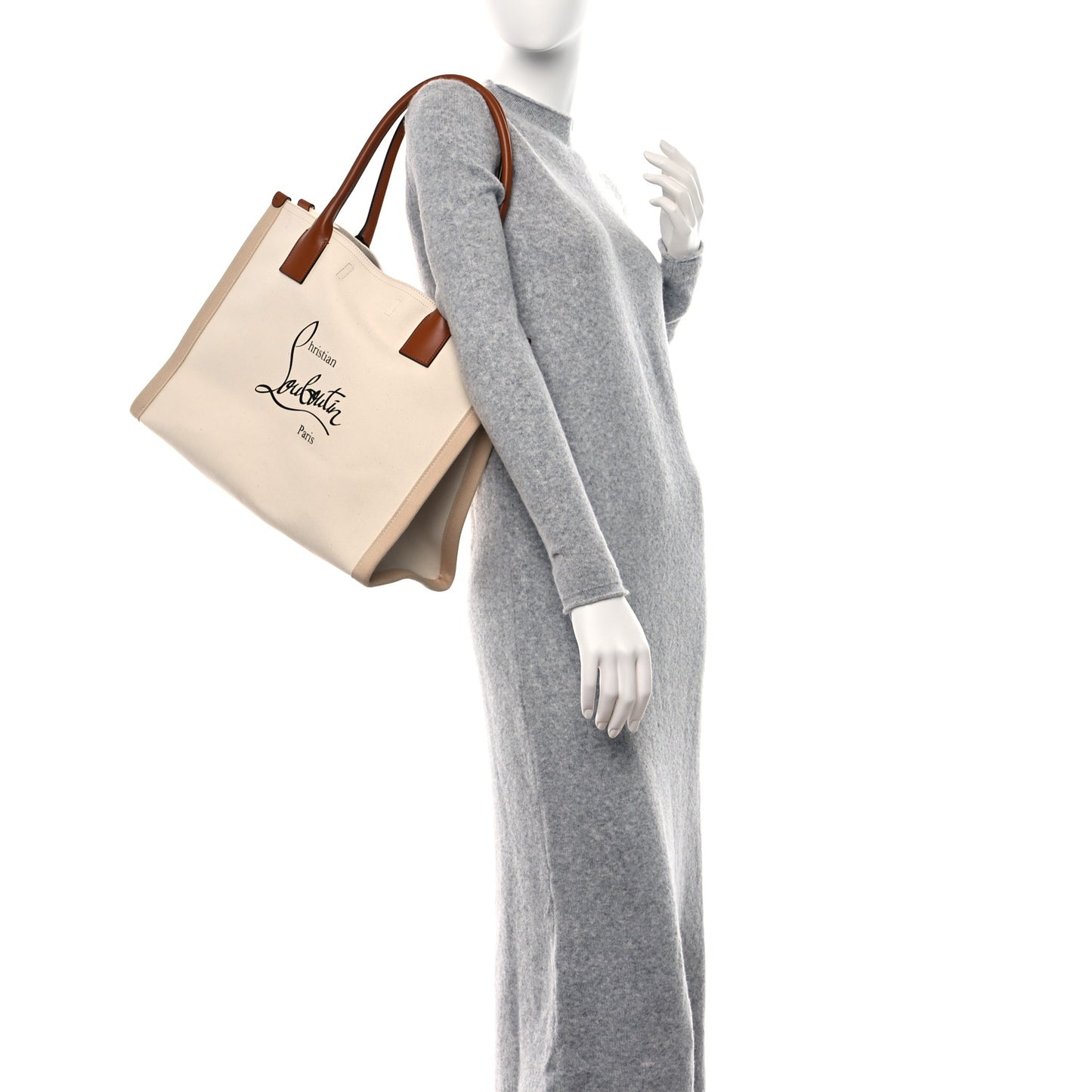 Canvas Nastroloubi Tote Natural Black