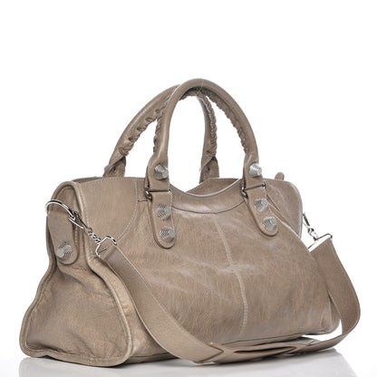 Balenciaga Agneau Giant 21 Silver Hardware Part Time Papyrus 4 of 8