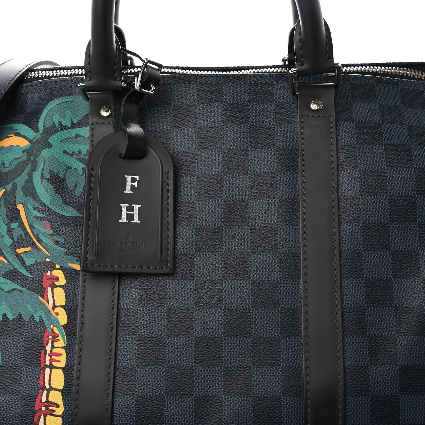 Damier Cobalt Jungle Keepall Bandouliere 55