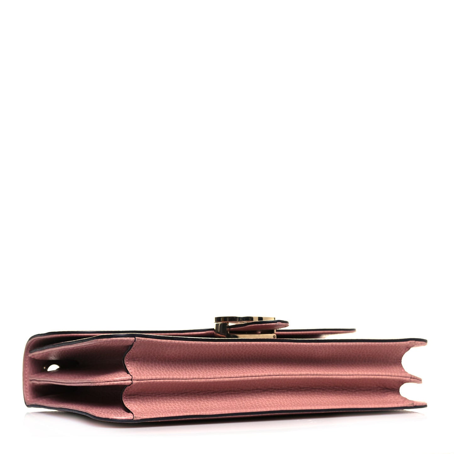 Dollar Calfskin Interlocking G Shoulder Bag Soft Pink
