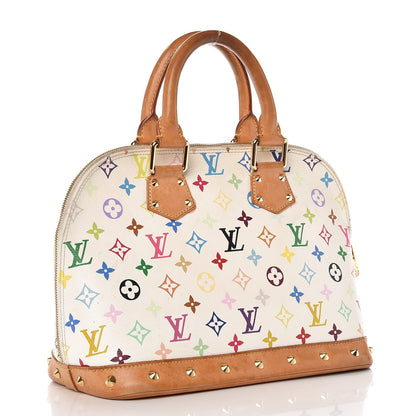 Louis Vuitton Monogram Multicolor Alma White 3 of 13