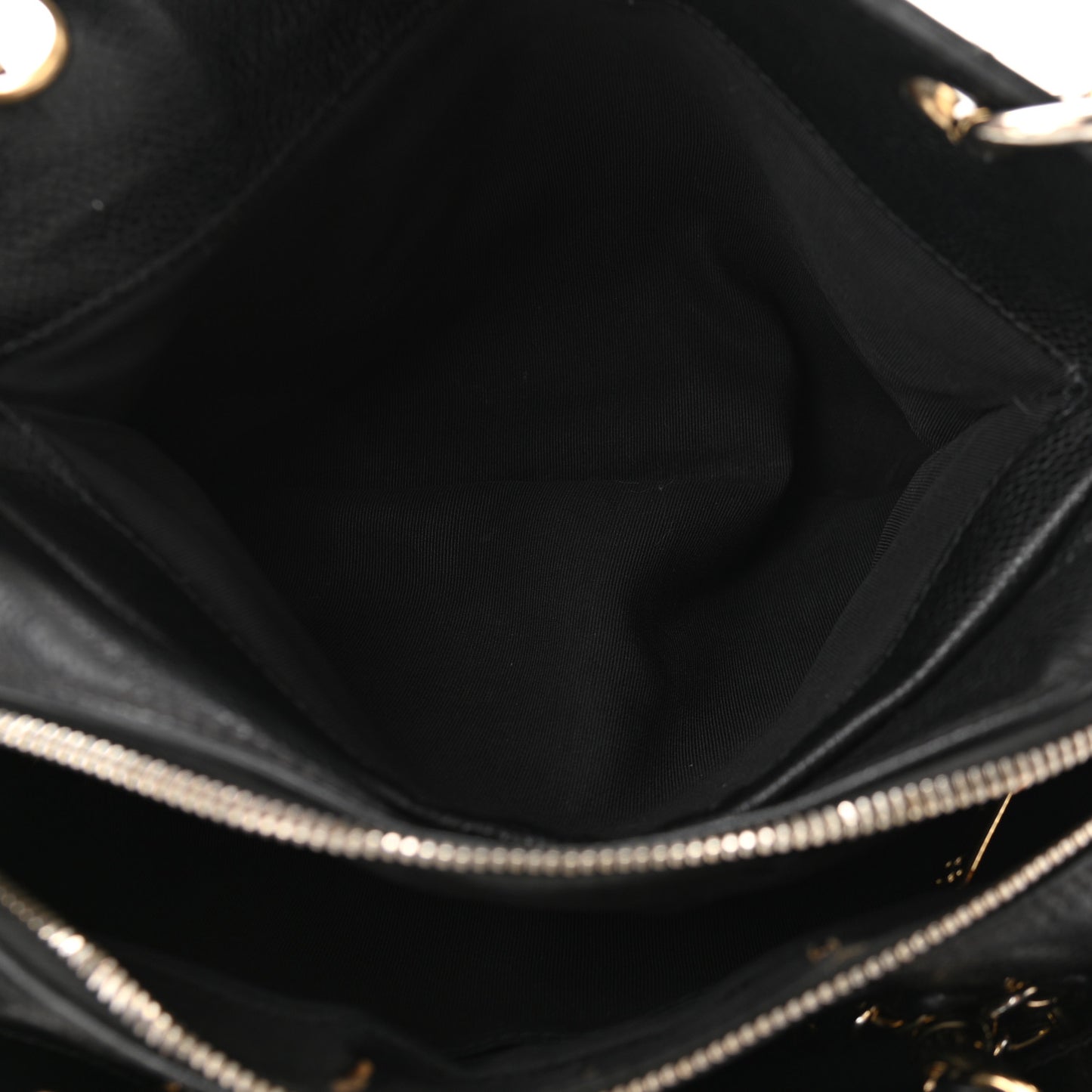 Caviar Quilted Petit Timeless Tote PTT Black
