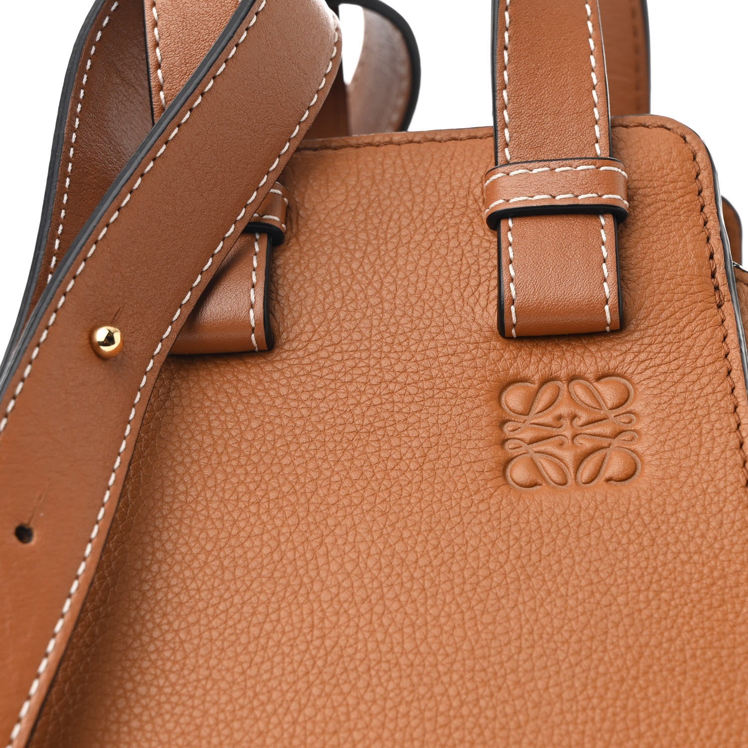 Loewe Calfskin Small Hammock Shoulder Bag Tan 8 of 10