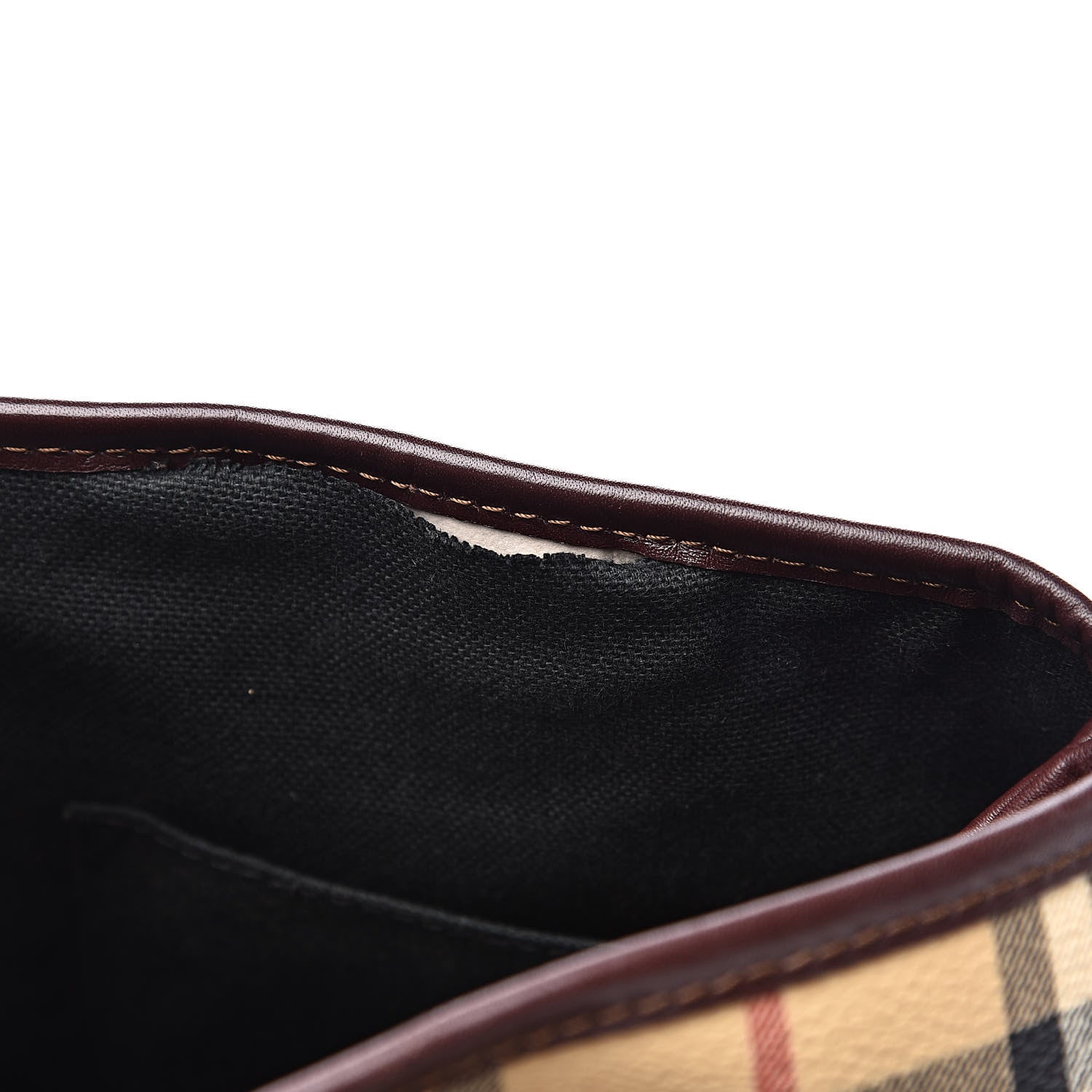 Burberry Haymarket Check Buckle Satchel Chocolate 12 of 12
