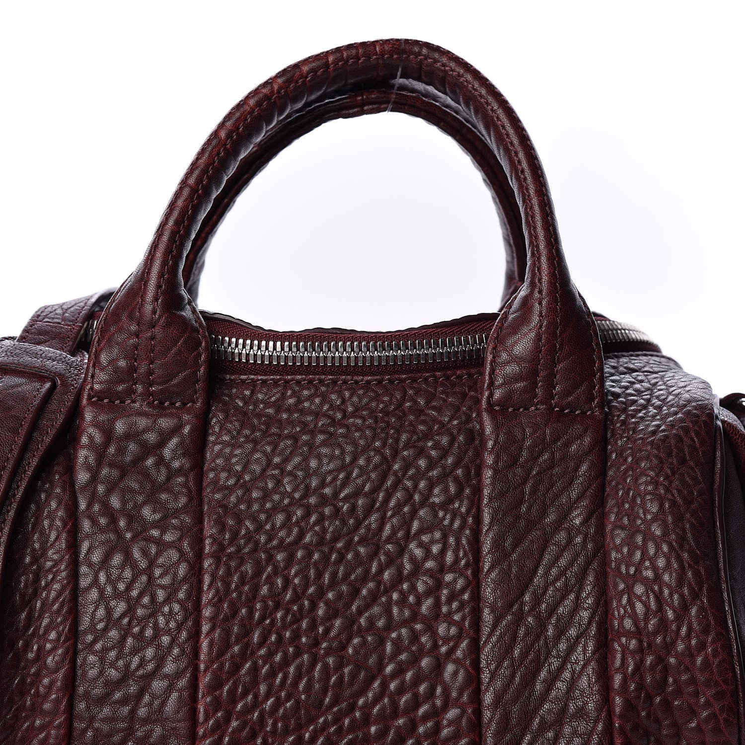 Alexander Wang Pebbled Lambskin Rockie Beet Rhodium Hardware 8 of 8