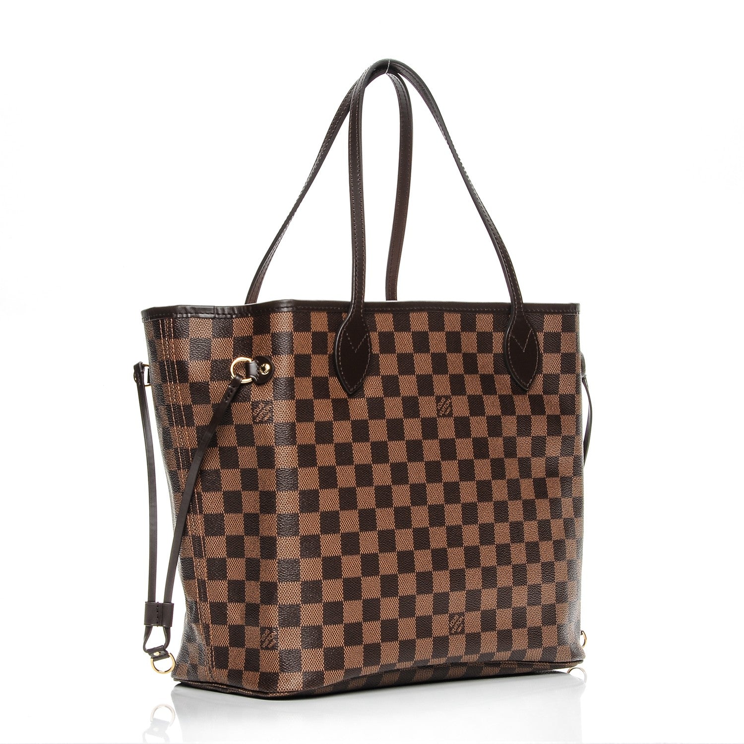 Louis Vuitton Damier Ebene Neo Neverfull MM Rose Ballerine 3 of 7